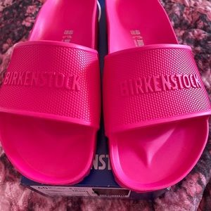 Birkenstock Sandals Flipflops 9 Pink NIB